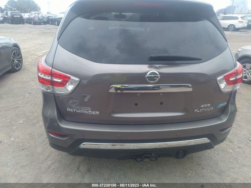 2014 NISSAN PATHFINDER PLATINUM HYBRID - 5N1CR2MM8EC631088