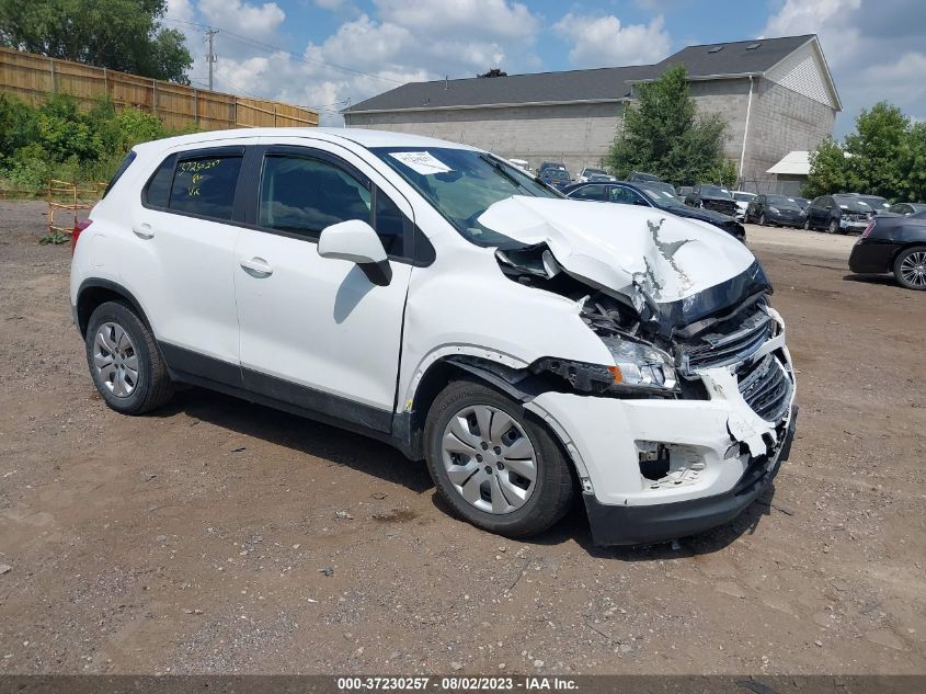 2016 CHEVROLET TRAX LS - KL7CJKSB7GB558041