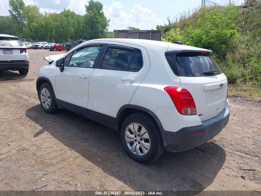 2016 CHEVROLET TRAX LS - KL7CJKSB7GB558041