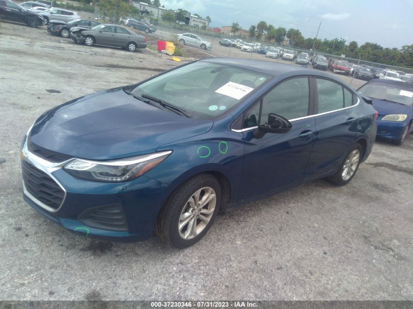 2019 CHEVROLET CRUZE LT - 1G1BE5SM8K7119487