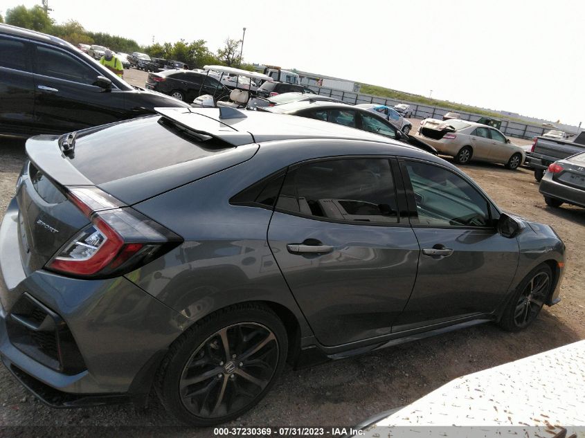 2021 HONDA CIVIC HATCHBACK SPORT - SHHFK7H40MU204405