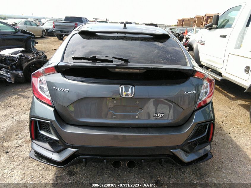 2021 HONDA CIVIC HATCHBACK SPORT - SHHFK7H40MU204405
