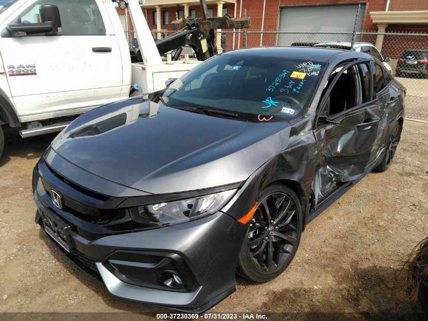 2021 HONDA CIVIC HATCHBACK SPORT - SHHFK7H40MU204405