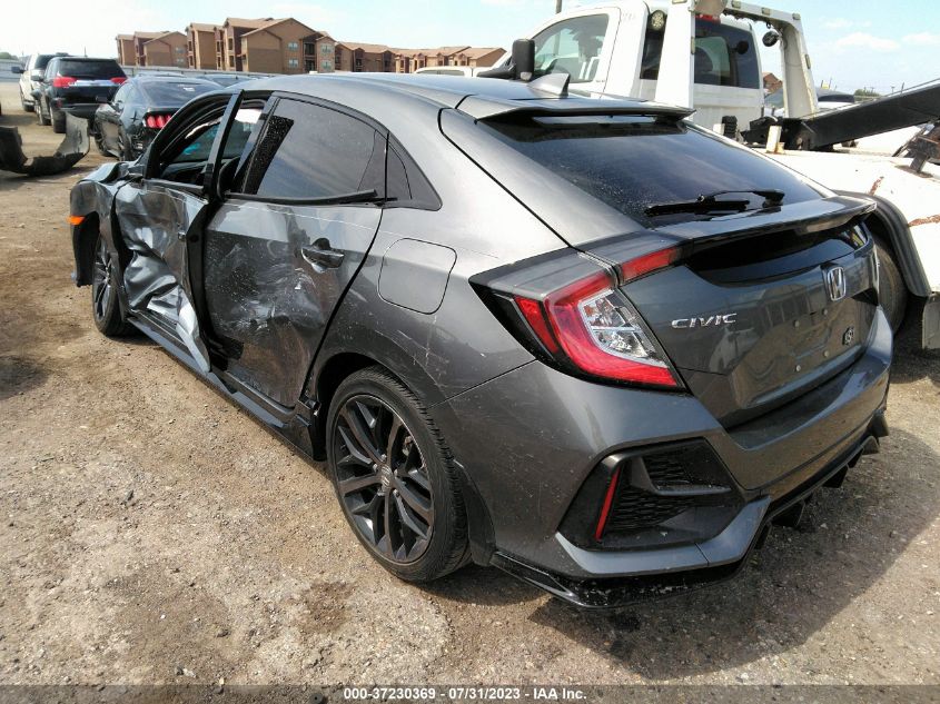2021 HONDA CIVIC HATCHBACK SPORT - SHHFK7H40MU204405