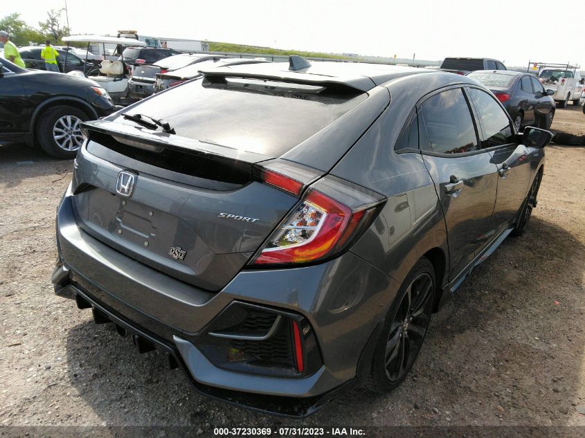 2021 HONDA CIVIC HATCHBACK SPORT - SHHFK7H40MU204405