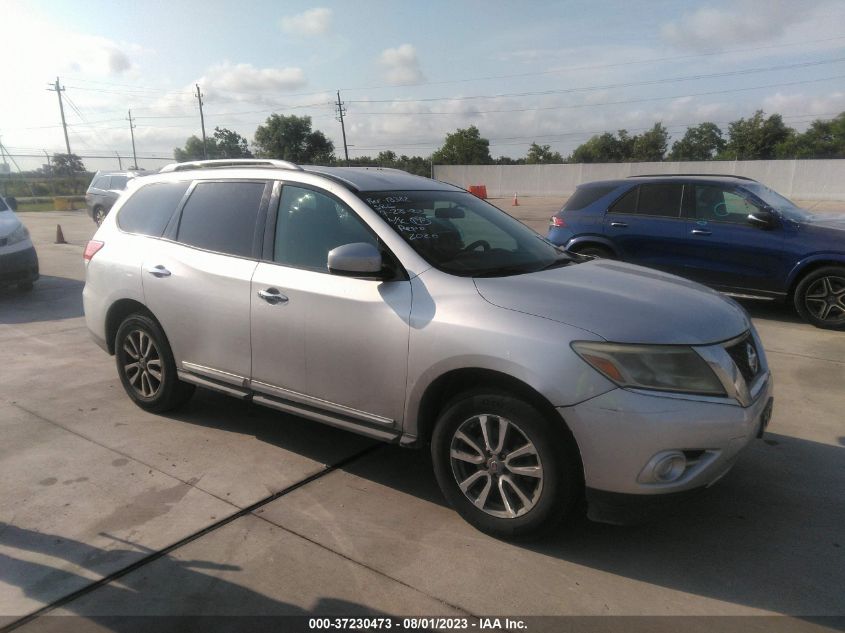 2013 NISSAN PATHFINDER S/SV/SL/PLATINUM - 5N1AR2MN1DC647891