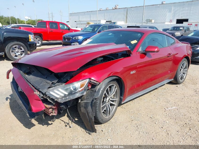 2016 FORD MUSTANG GT - 1FA6P8CFXG5255438