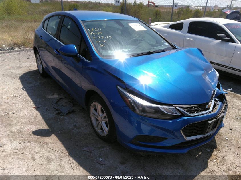 2018 CHEVROLET CRUZE LT - 3G1BE6SM8JS593591
