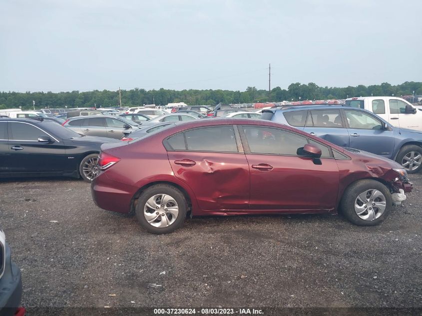 2013 HONDA CIVIC SDN LX - 2HGFB2F51DH558039