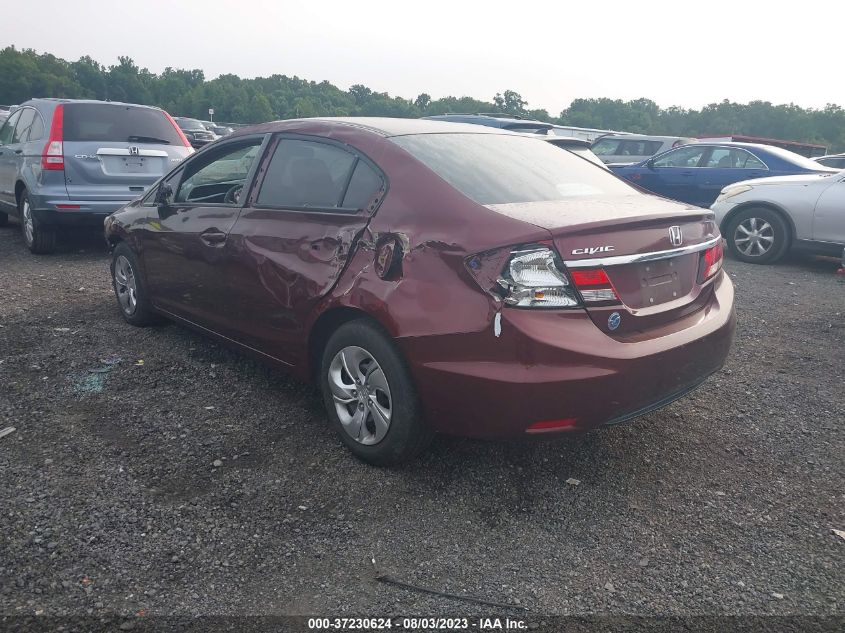 2013 HONDA CIVIC SDN LX - 2HGFB2F51DH558039