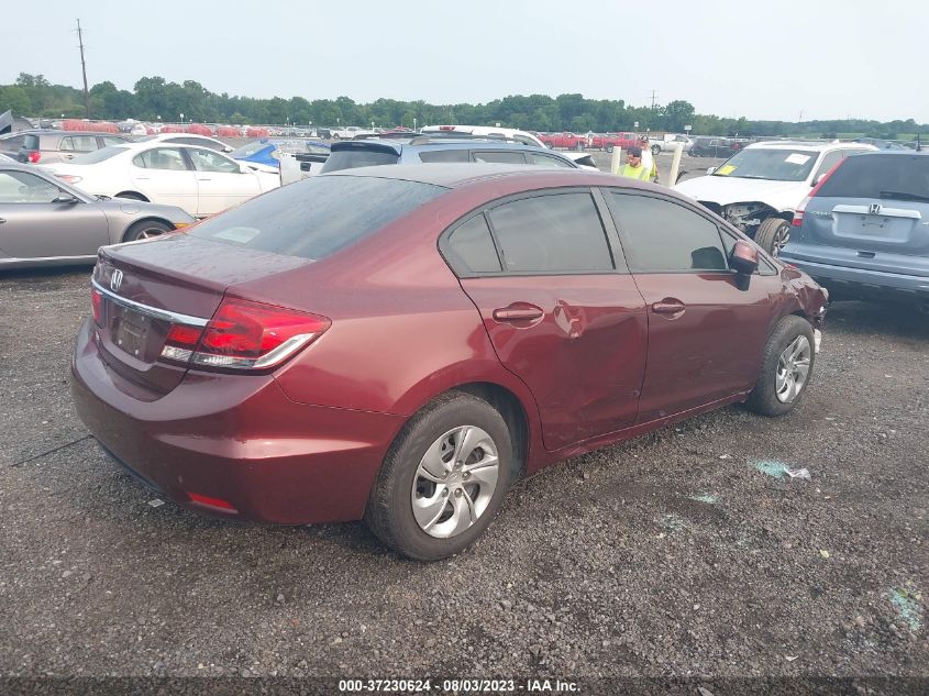 2013 HONDA CIVIC SDN LX - 2HGFB2F51DH558039
