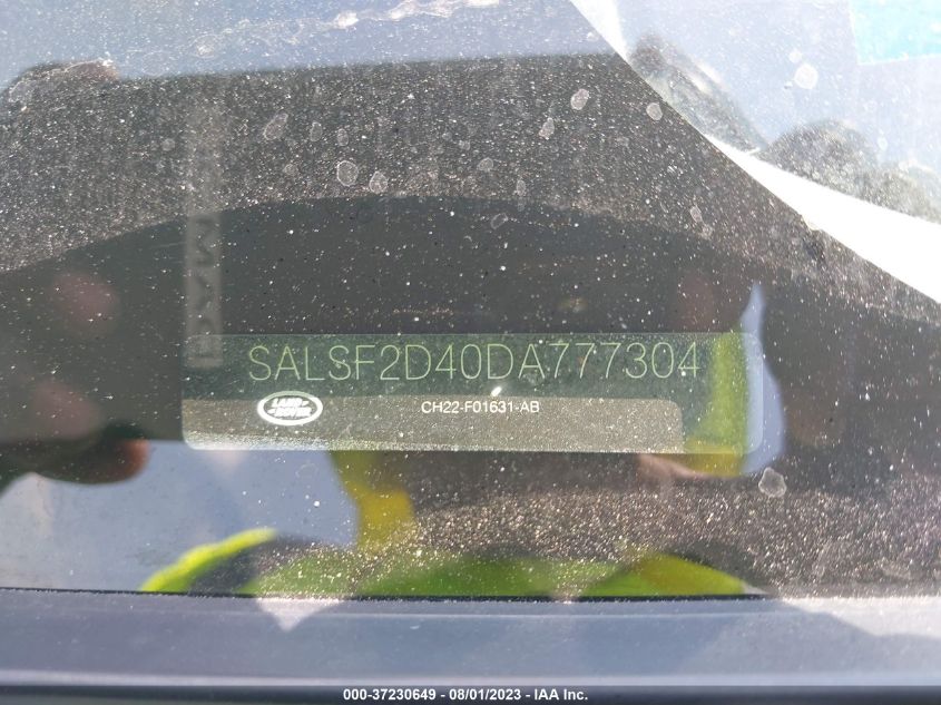 2013 LAND ROVER RANGE ROVER SPORT HSE - SALSF2D40DA777304