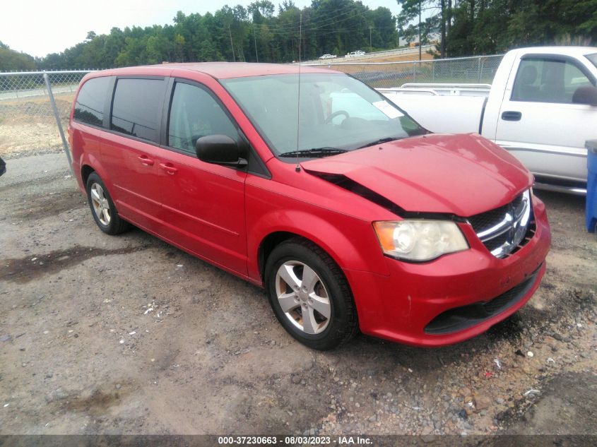 2013 DODGE GRAND CARAVAN SE - 2C4RDGBG4DR572179