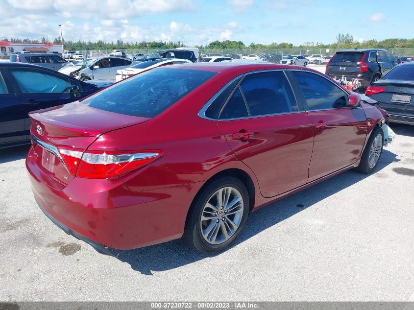 2016 TOYOTA CAMRY LE/XLE/SE/XSE - 4T1BF1FK4GU529343