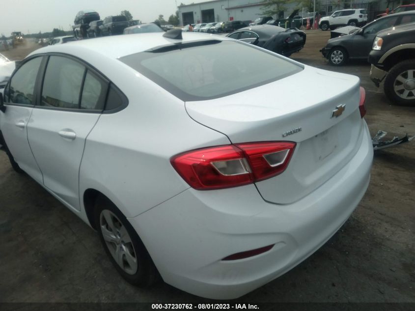 2017 CHEVROLET CRUZE LS - 3G1BC5SM0HS555587