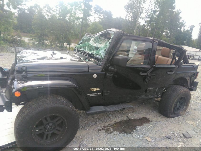 2013 JEEP WRANGLER UNLIMITED SAHARA - 1C4HJWEG2DL556761