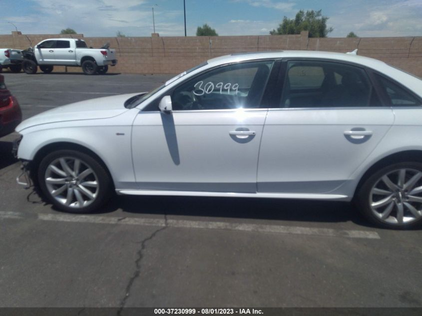 2014 AUDI A4 PREMIUM - WAUAFAFL0EN012067