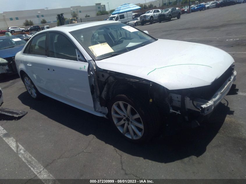 2014 AUDI A4 PREMIUM - WAUAFAFL0EN012067