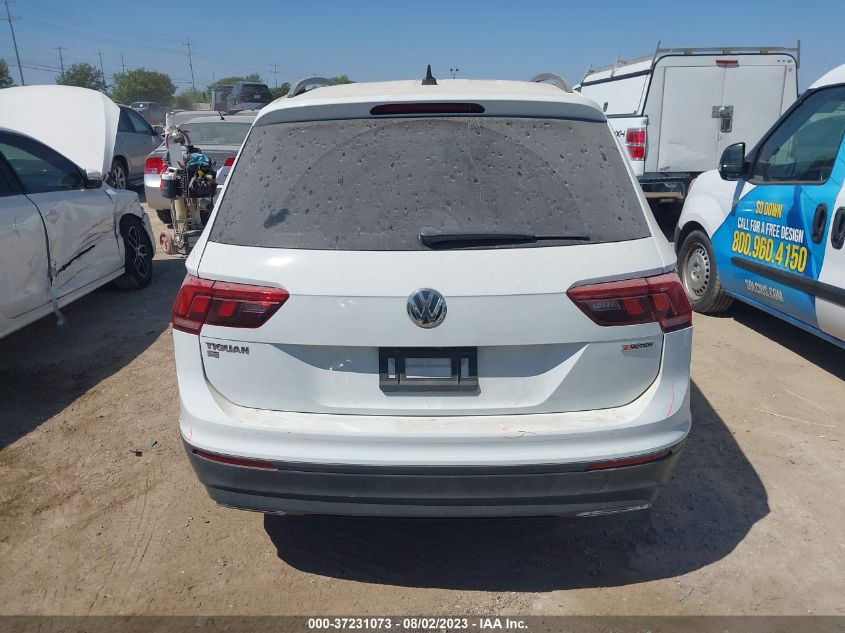 2019 VOLKSWAGEN TIGUAN SE/SEL/SEL R-LINE - 3VV2B7AX1KM192408