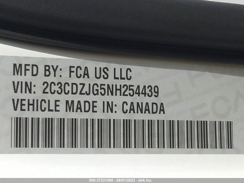 2022 DODGE CHALLENGER GT - 2C3CDZJG5NH254439