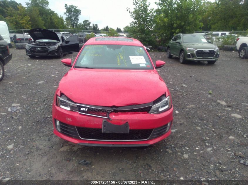 2014 VOLKSWAGEN JETTA SEDAN GLI EDITION 30 W/NAV - 3VW4T7AJ1EM261549