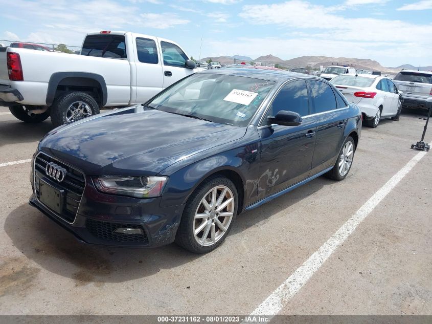 2014 AUDI A4 PREMIUM PLUS - WAUEFAFL8EN037073