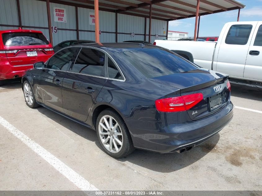 2014 AUDI A4 PREMIUM PLUS - WAUEFAFL8EN037073