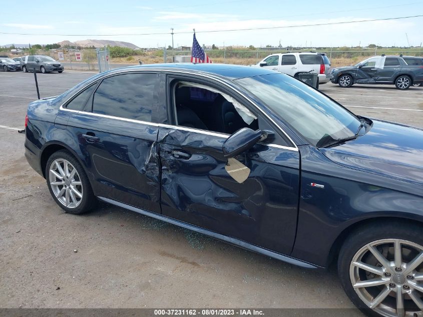2014 AUDI A4 PREMIUM PLUS - WAUEFAFL8EN037073