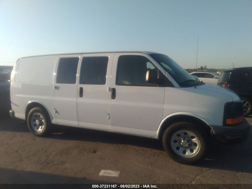 2013 CHEVROLET EXPRESS CARGO VAN - 1GCSGAFX4D1194210