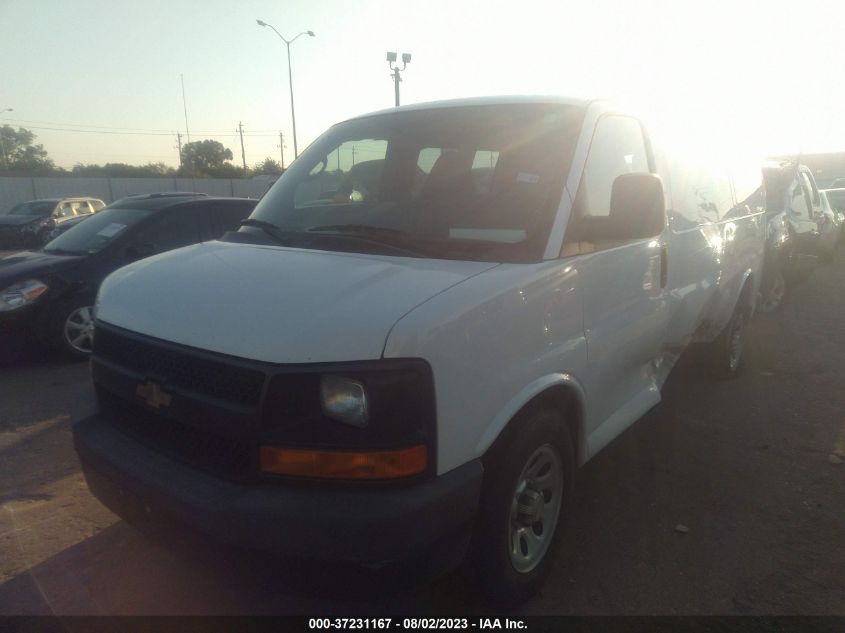 2013 CHEVROLET EXPRESS CARGO VAN - 1GCSGAFX4D1194210