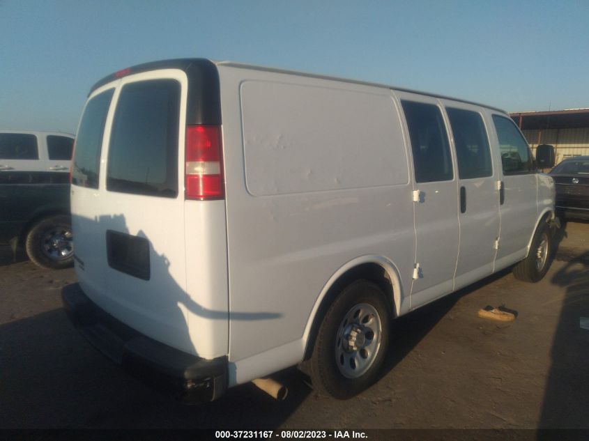 2013 CHEVROLET EXPRESS CARGO VAN - 1GCSGAFX4D1194210