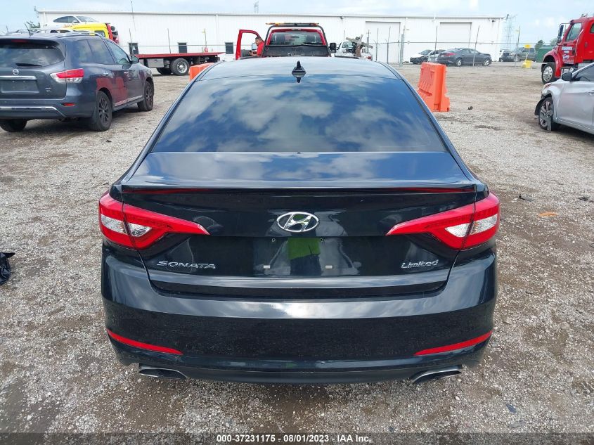 2016 HYUNDAI SONATA 2.4L LIMITED - 5NPE34AF8GH303287