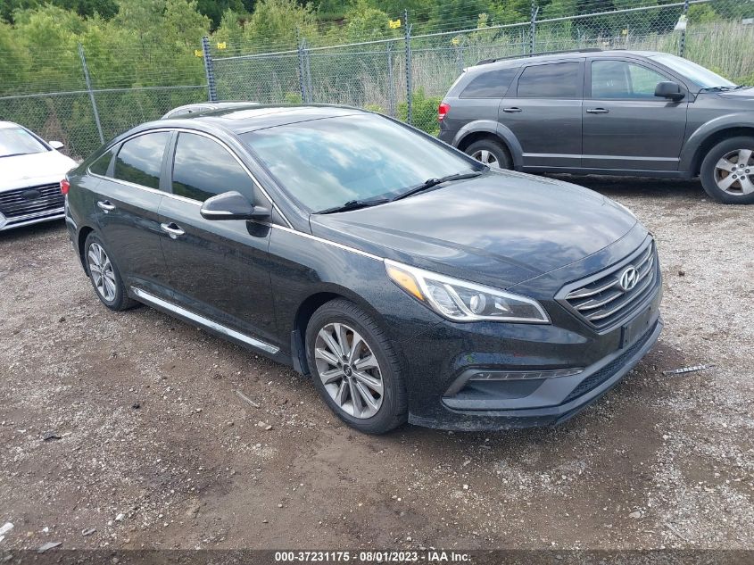 2016 HYUNDAI SONATA 2.4L LIMITED - 5NPE34AF8GH303287