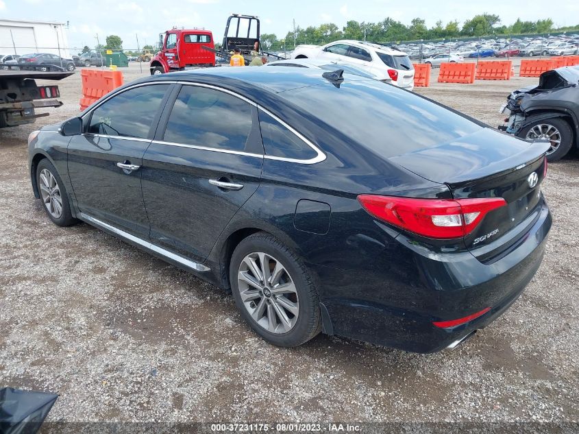 2016 HYUNDAI SONATA 2.4L LIMITED - 5NPE34AF8GH303287