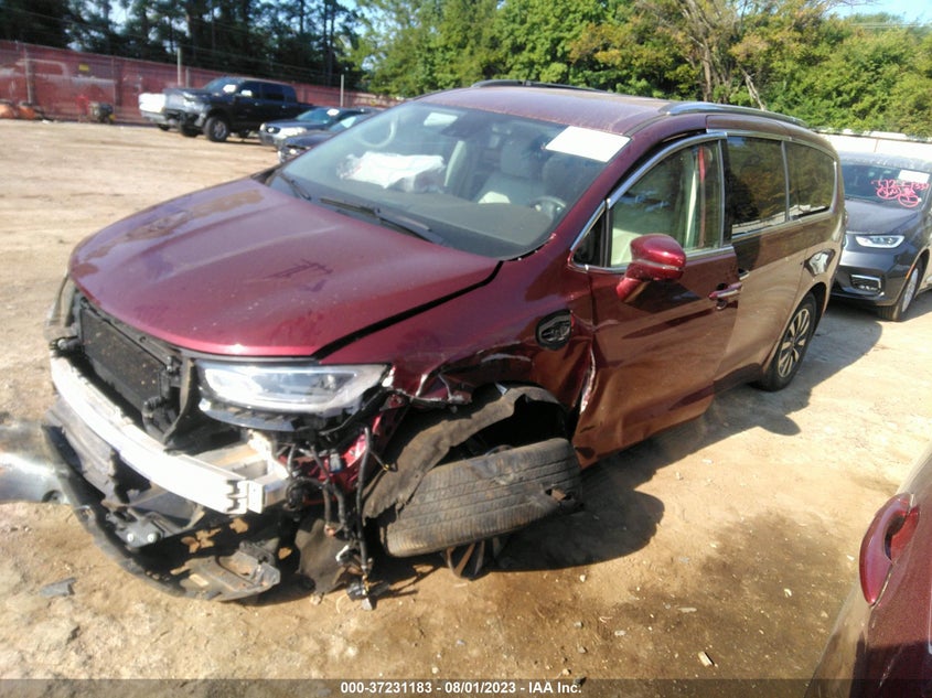 VIN 2C4RC1L79MR599702 2021 CHRYSLER PACIFICA HYBRID TOURING L