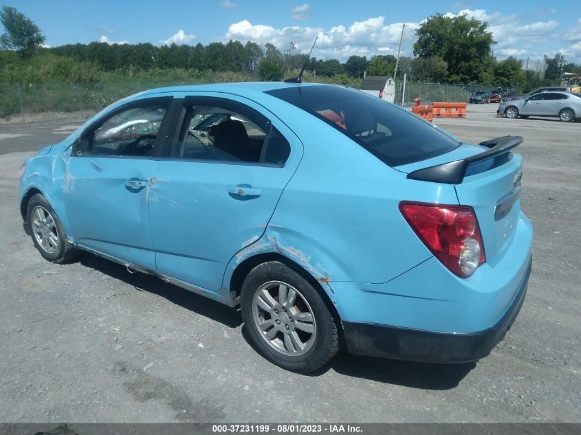 2014 CHEVROLET SONIC LT - 1G1JC5SH1E4169335