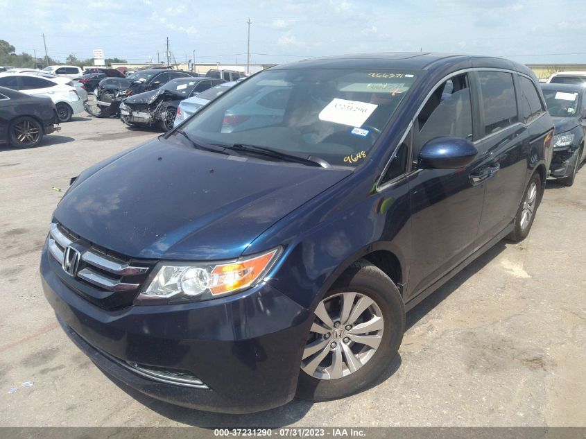 2016 HONDA ODYSSEY EX-L - 5FNRL5H64GB129648