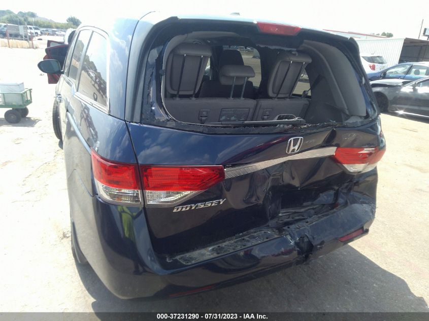 2016 HONDA ODYSSEY EX-L - 5FNRL5H64GB129648