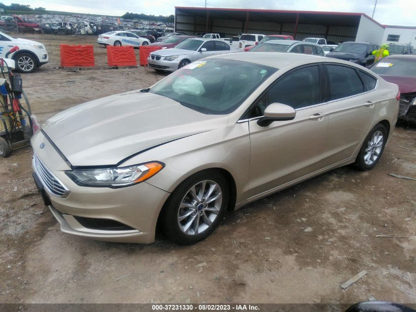 2017 FORD FUSION SE - 3FA6P0HDXHR264261