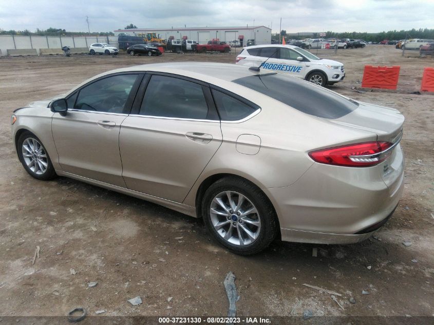 2017 FORD FUSION SE - 3FA6P0HDXHR264261