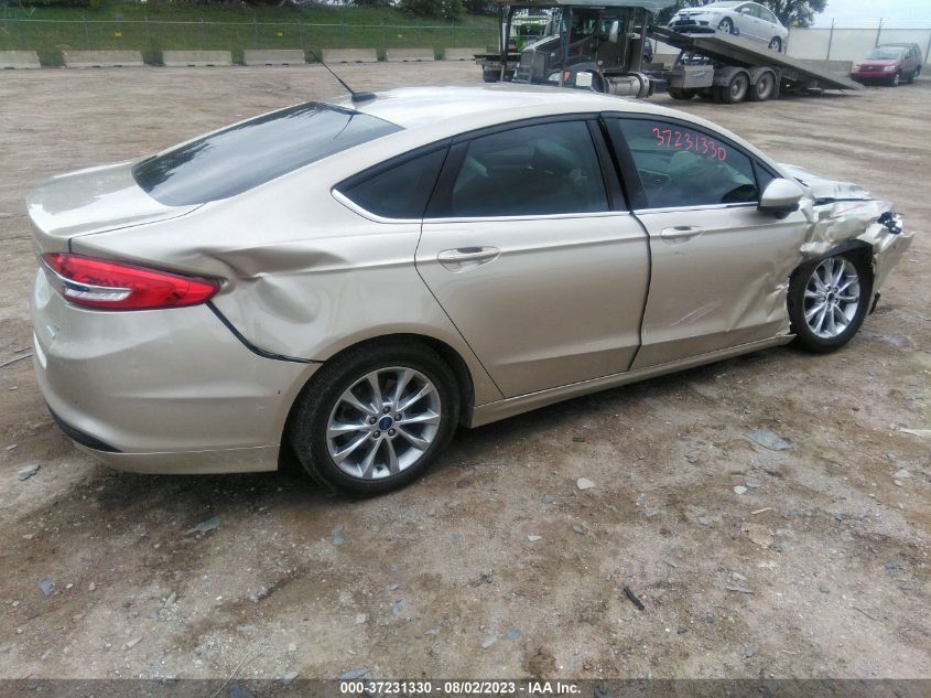 2017 FORD FUSION SE - 3FA6P0HDXHR264261