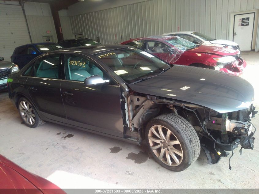 2013 AUDI A4 PREMIUM - WAUBFAFL9DN049640