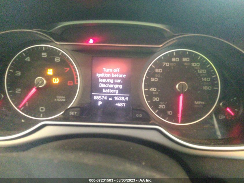 2013 AUDI A4 PREMIUM - WAUBFAFL9DN049640