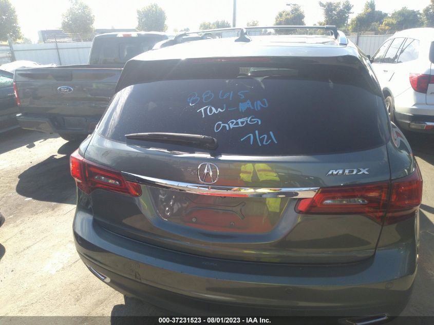 2015 ACURA MDX ADVANCE/ENTERTAINMENT PKG - 5FRYD3H87FB002999