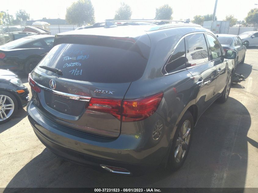 2015 ACURA MDX ADVANCE/ENTERTAINMENT PKG - 5FRYD3H87FB002999