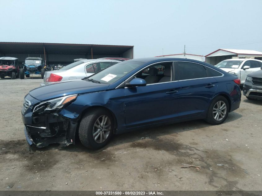 2015 HYUNDAI SONATA 2.4L SE - 5NPE24AF4FH119739