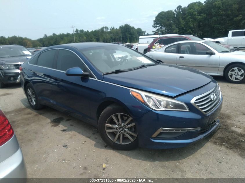 2015 HYUNDAI SONATA 2.4L SE - 5NPE24AF4FH119739