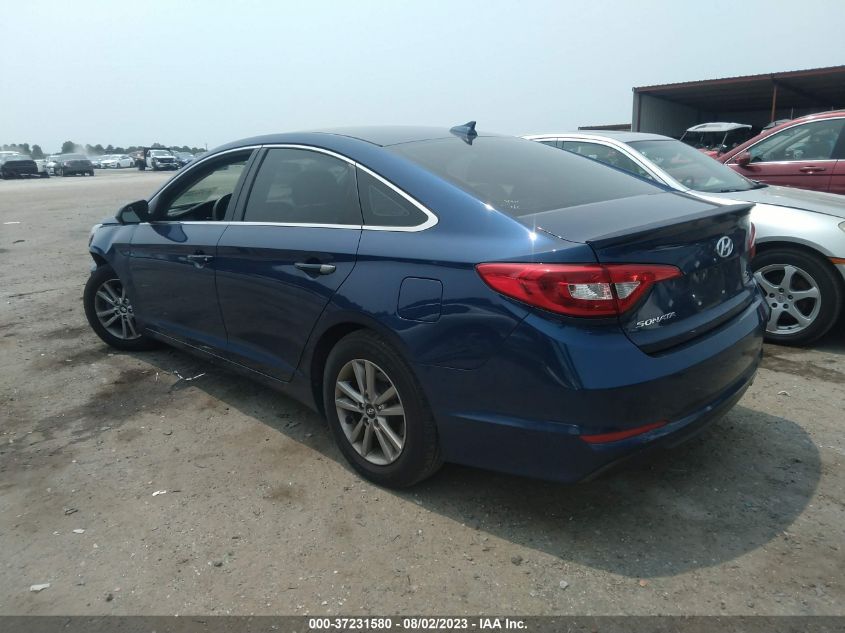 2015 HYUNDAI SONATA 2.4L SE - 5NPE24AF4FH119739