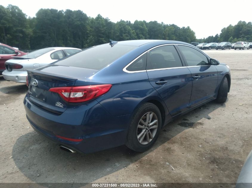 2015 HYUNDAI SONATA 2.4L SE - 5NPE24AF4FH119739