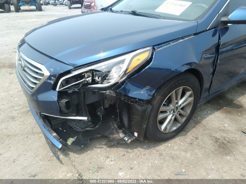 2015 HYUNDAI SONATA 2.4L SE - 5NPE24AF4FH119739